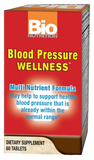 Box of Bio Nutrition Blood Pressure Wellness supplement on a white background