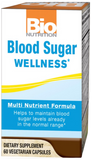 Box of Bio Nutrition Blood Sugar Wellness supplement on a white background