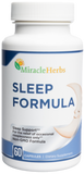 Miracle Herbs Sleep Formula supplement bottle on a white background